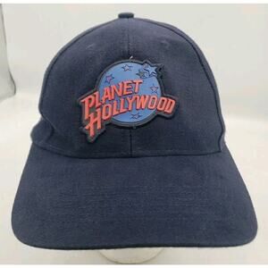Planet Hollywood 90s NASHVILLE TENNESSEE Navy Baseball Cap Vintage 1995 Retro
